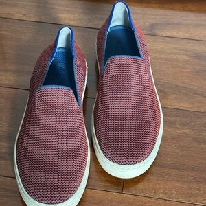 Rothy's Tangerine Triple Stitch Sneakers Slip-On Comfort